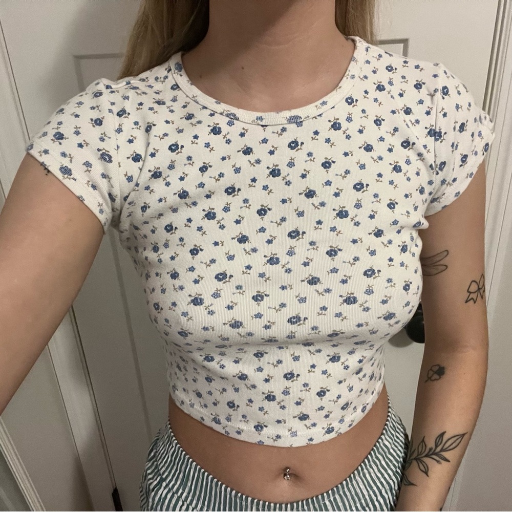 Brandy Melville Floral Top